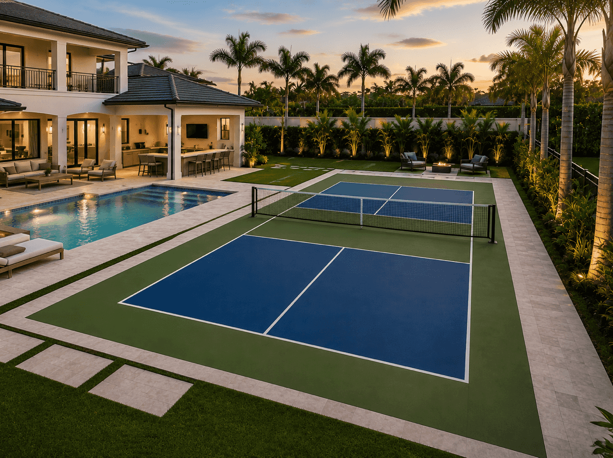 Estate Court at Golden Hour